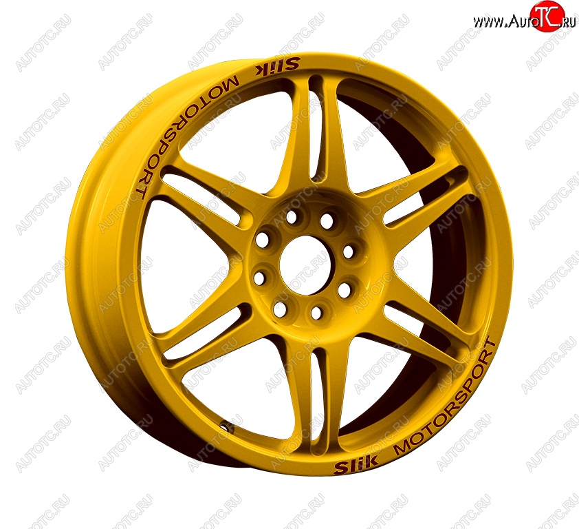 7 540 р. Кованый диск Slik Classic Sport L-152S 6.5x15   (Ярко желтый RAL1021 (YELLOW))  с доставкой в г. Майкоп