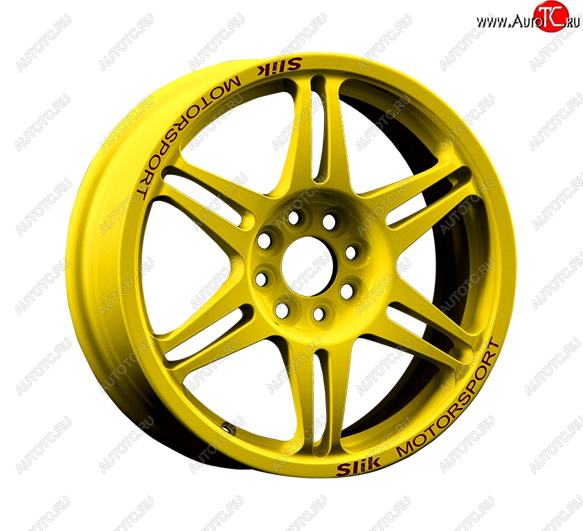 7 499 р. Кованый диск Slik Classic Sport L-152S 6.5x15 Ravon R4 (2016-2020) 4x100.0xDIA56.6xET39.0 (Candy ярко-желтый (Candy YELLOW))