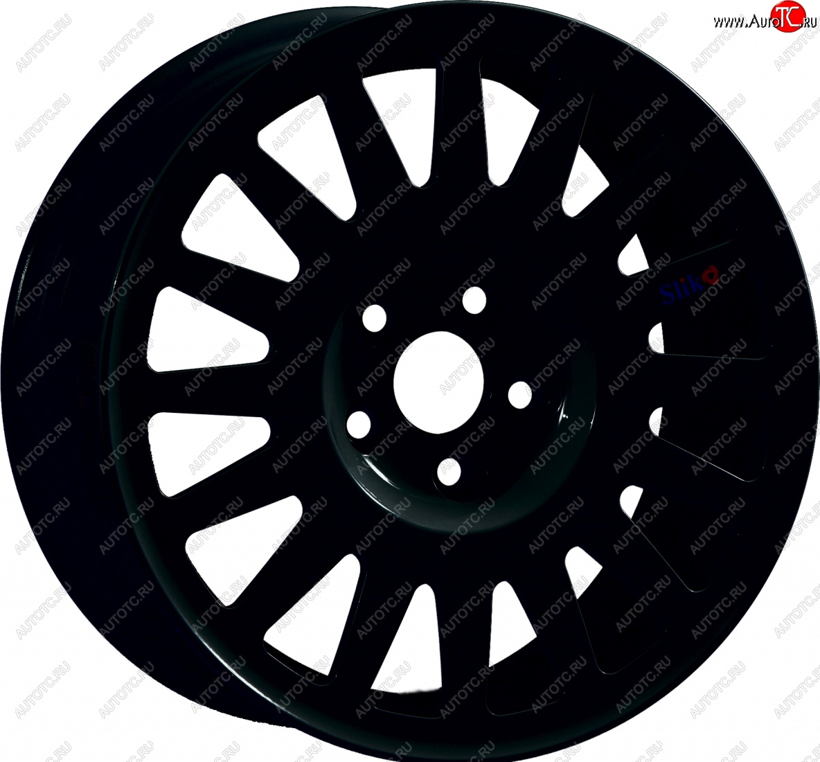 7 460 р. Кованый диск Slik Classic Sport L-1823S 5.5x15   (Черный глянцевый (BK))  с доставкой в г. Майкоп