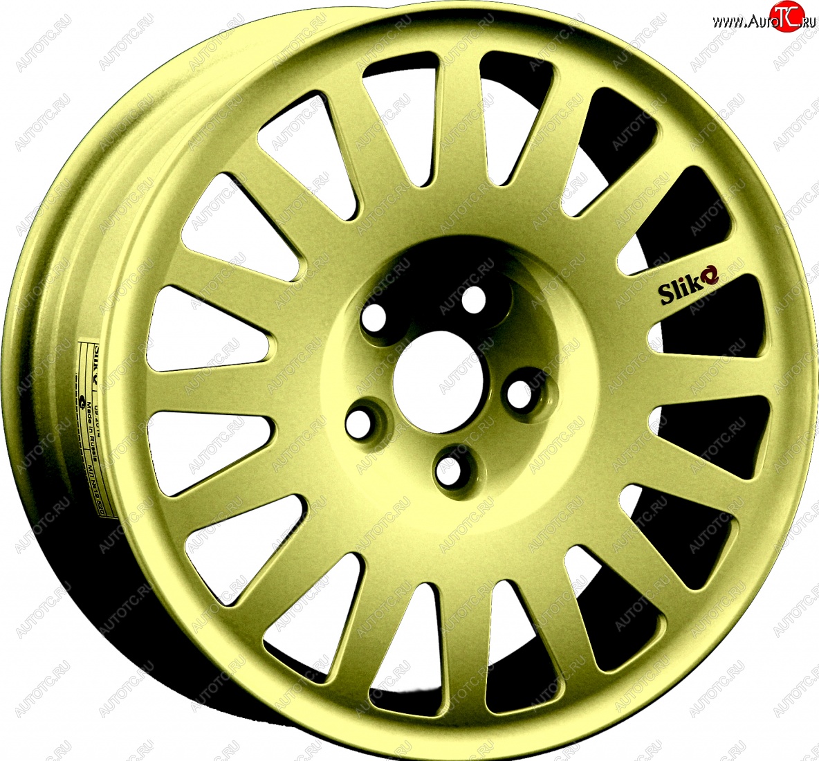 15 599 р. Кованый диск Slik Classic Sport L-1823S 6.5x15   (Золотой (G))  с доставкой в г. Майкоп