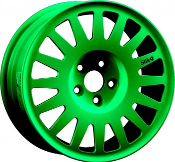 Кованый диск Slik Classic Sport L-1823S 6.5x15  (RAL 6038 ярко-зеленый (6038))