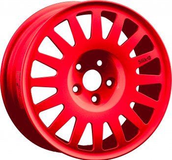 Кованый диск Slik Classic Sport L-1823S 6.5x15  (RAL 3026 ярко алый (3026))