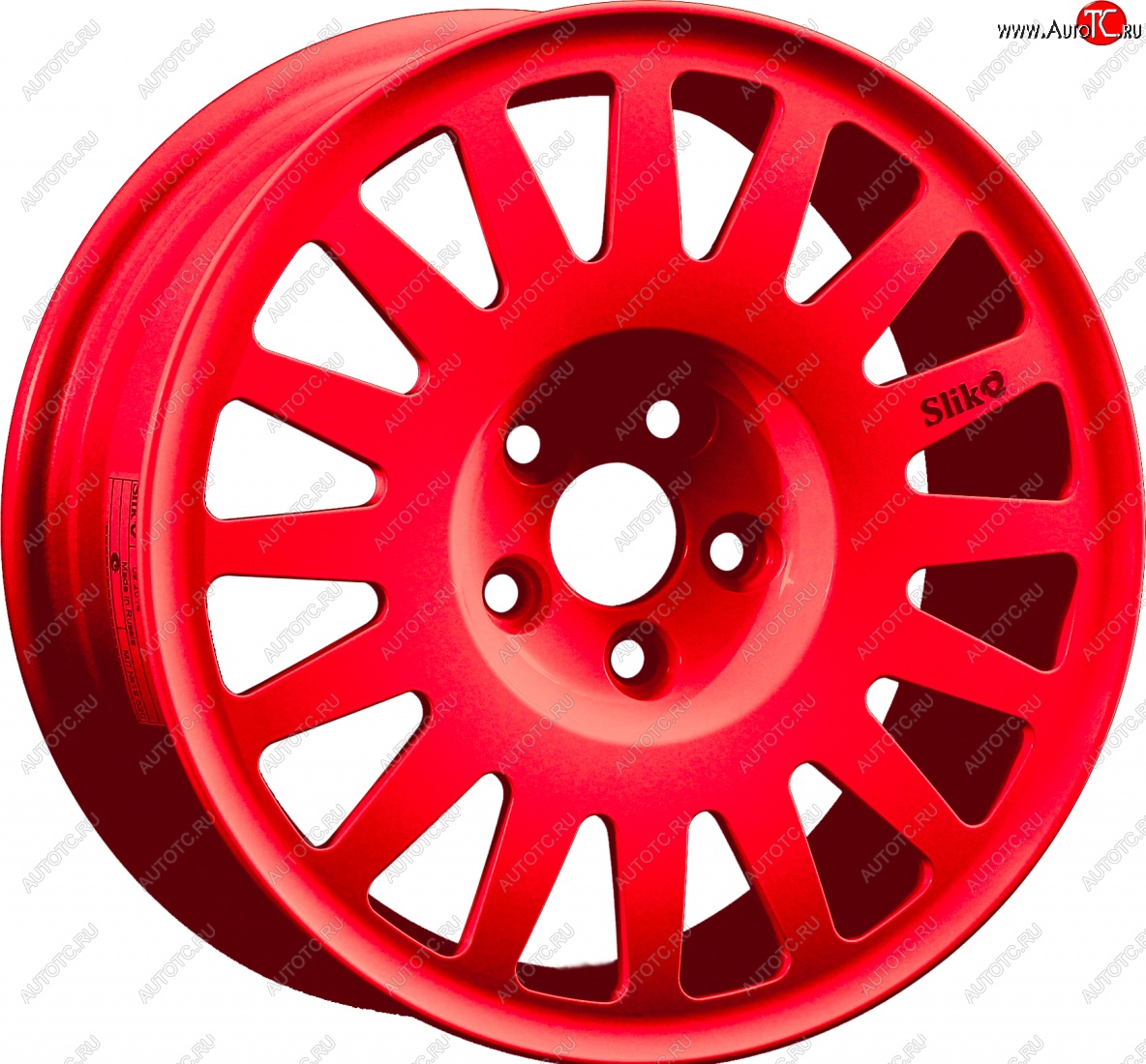 15 599 р. Кованый диск Slik Classic Sport L-1823S 6.5x15   (RAL 3026 ярко алый (3026))  с доставкой в г. Майкоп