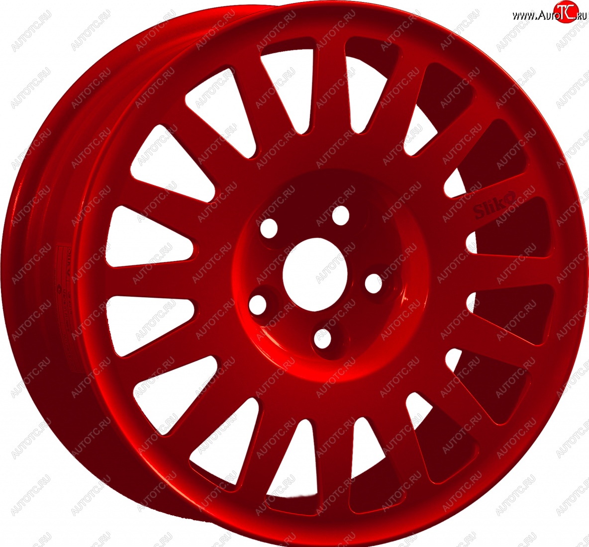 15 599 р. Кованый диск Slik Classic Sport L-1823S 6.5x15   (Красный (RED))  с доставкой в г. Майкоп