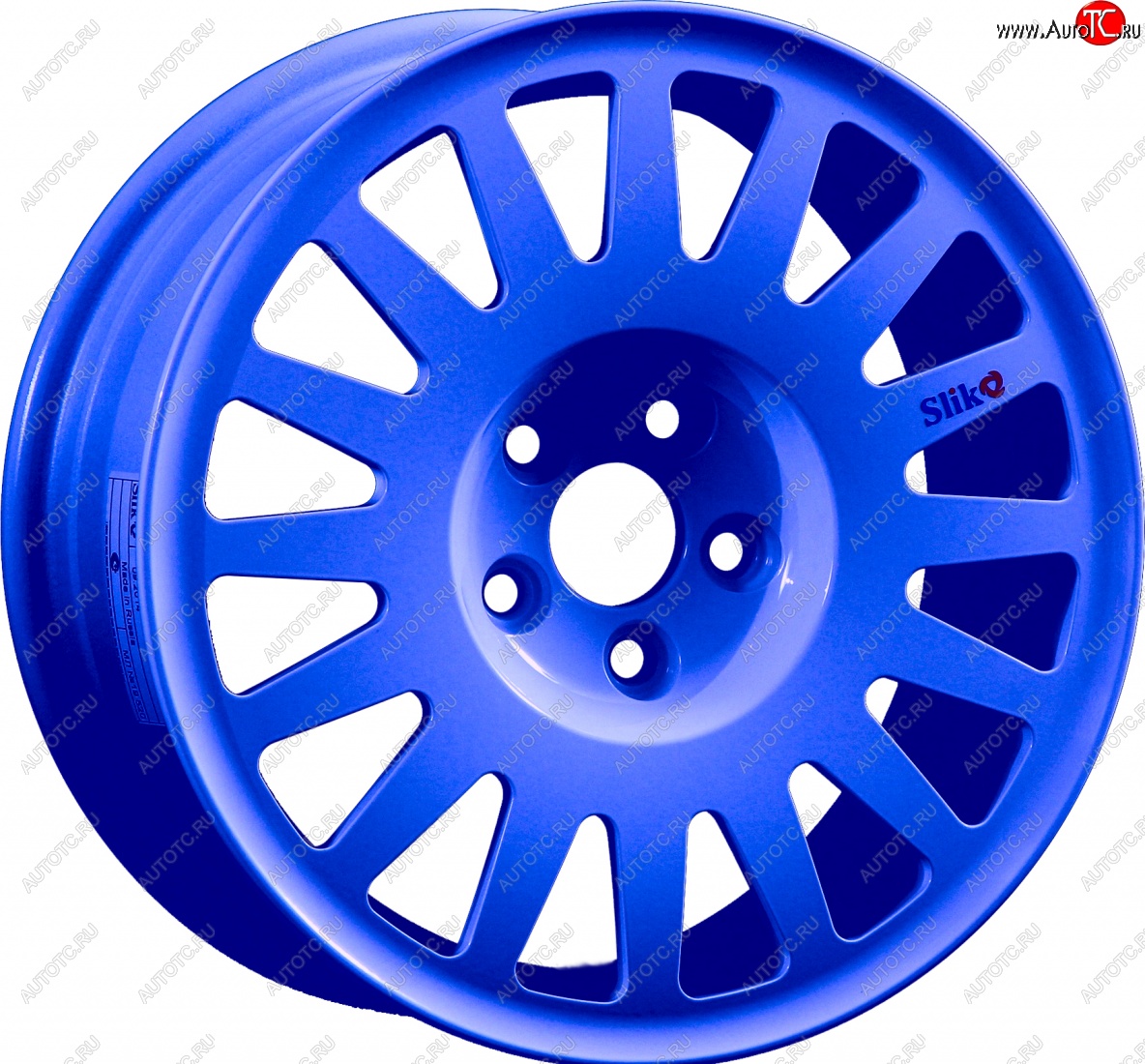 15 599 р. Кованый диск Slik Classic Sport L-1823S 6.5x15   (Синий (BLUE))  с доставкой в г. Майкоп