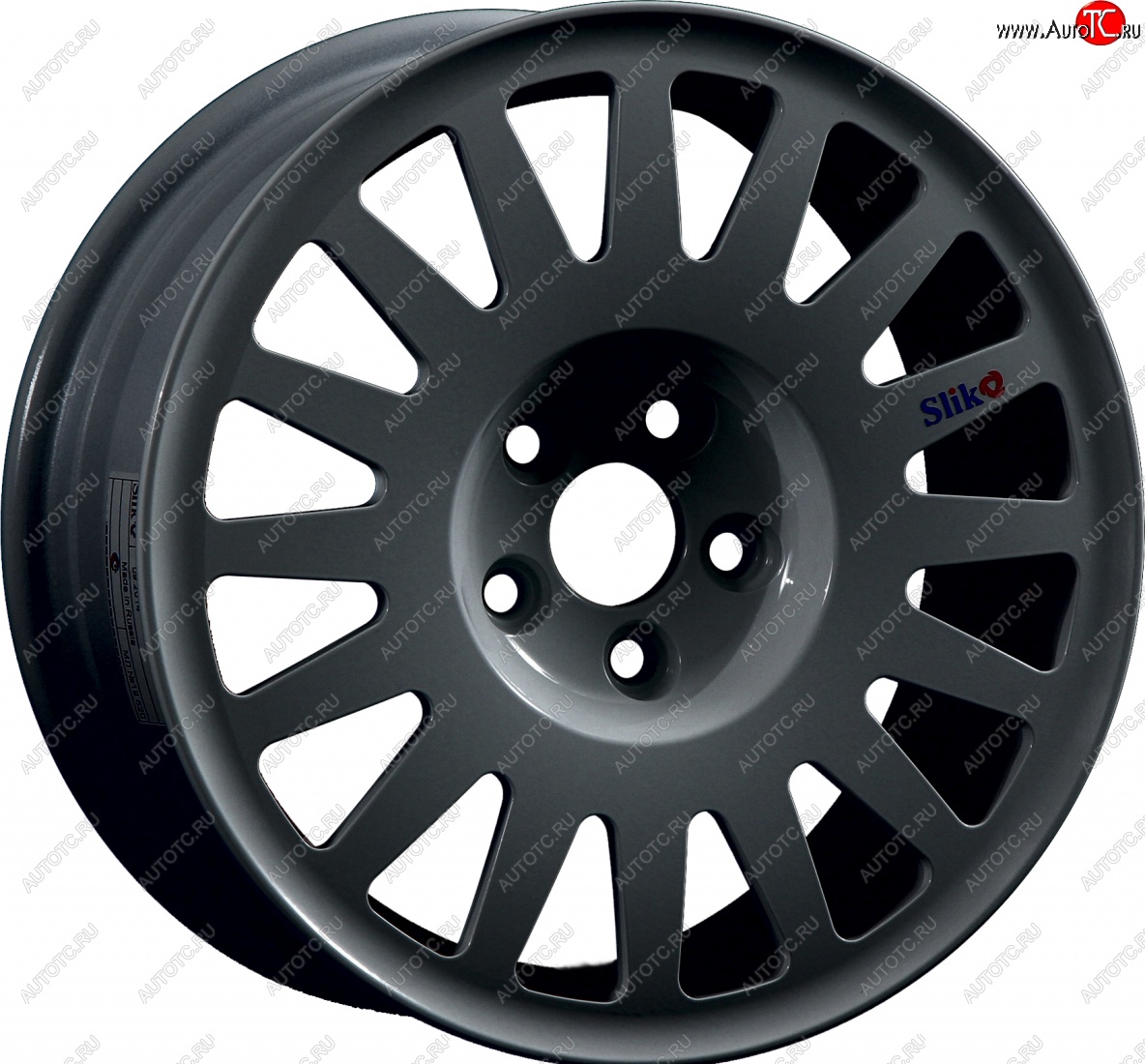 15 599 р. Кованый диск Slik Classic Sport L-1823S 6.5x15   (Графит глянцевый (GM))  с доставкой в г. Майкоп