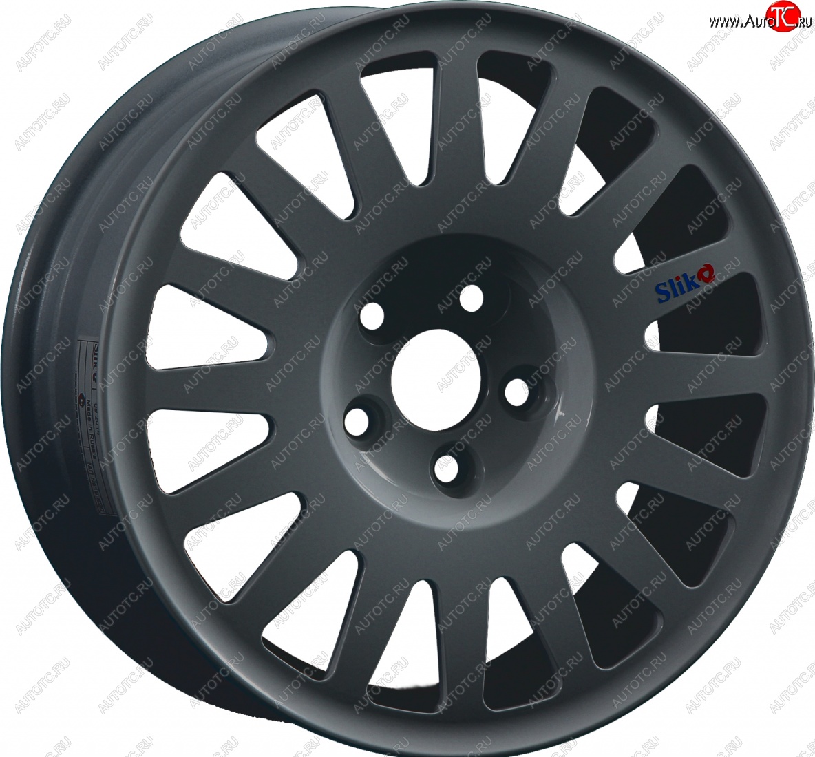 15 599 р. Кованый диск Slik Classic Sport L-1823S 6.5x15   (Графит матовый (GRF2))  с доставкой в г. Майкоп