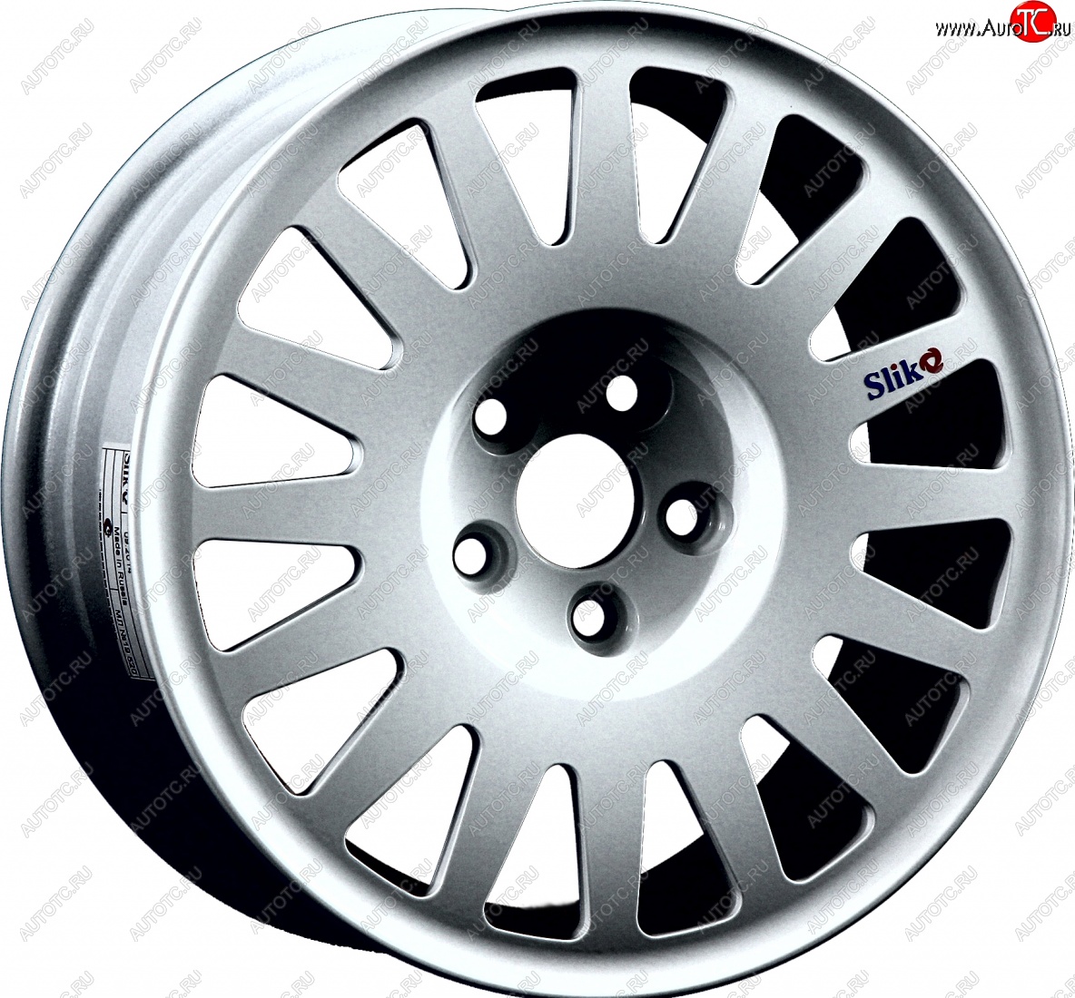 14 199 р. Кованый диск Slik Classic Sport L-1823S 6.5x15   (Ярко блестящее серебро (HPB))  с доставкой в г. Майкоп