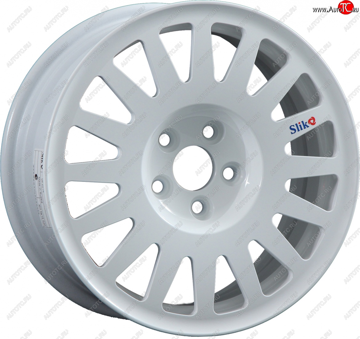 14 199 р. Кованый диск Slik Classic Sport L-1823S 6.5x15   (Белый (W))  с доставкой в г. Майкоп
