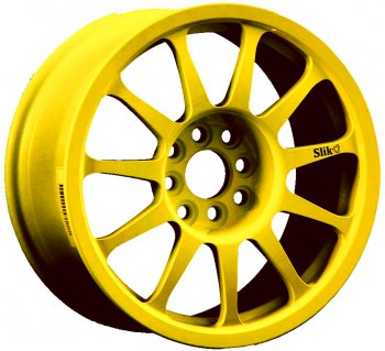 Кованый диск Slik Classic Sport L-1837S 7.0x15  (Candy ярко-желтый (Candy YELLOW))
