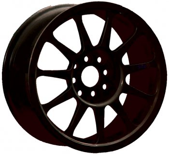 Кованый диск Slik Classic Sport L-1837S 7.0x15  (Черный глянцевый (BK))