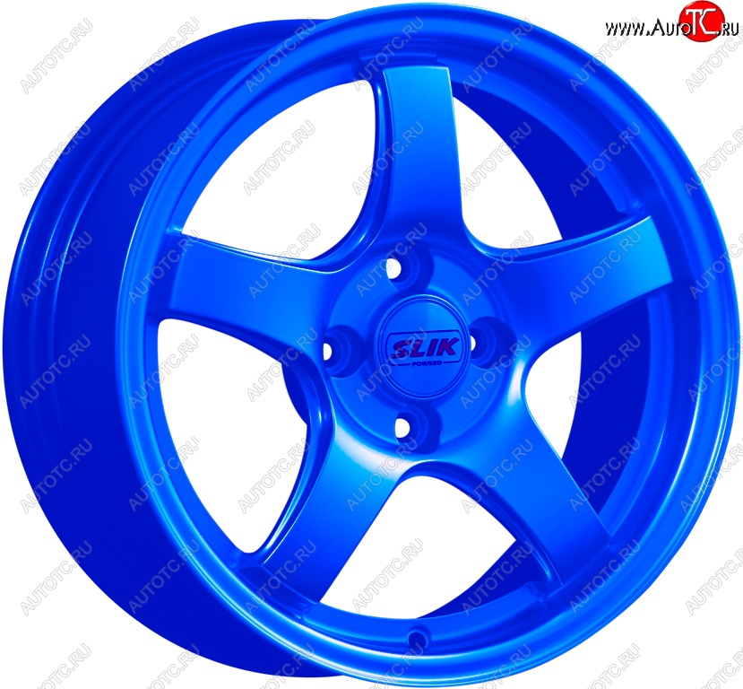 11 899 р. Кованый диск Slik Classic L-1843 6.5x15   (Candy синий (Candy BLUE))  с доставкой в г. Майкоп