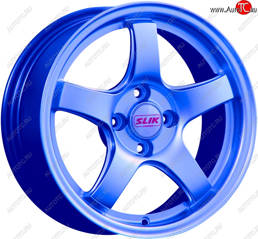 11 899 р. Кованый диск Slik Classic L-1843 6.5x15   (Синий (BLUE))  с доставкой в г. Майкоп