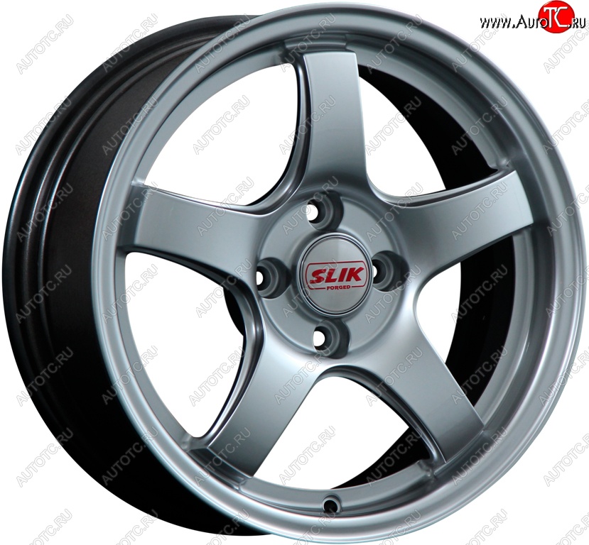 11 899 р. Кованый диск Slik Classic L-1843 6.5x15   (Графит глянцевый (GM))  с доставкой в г. Майкоп
