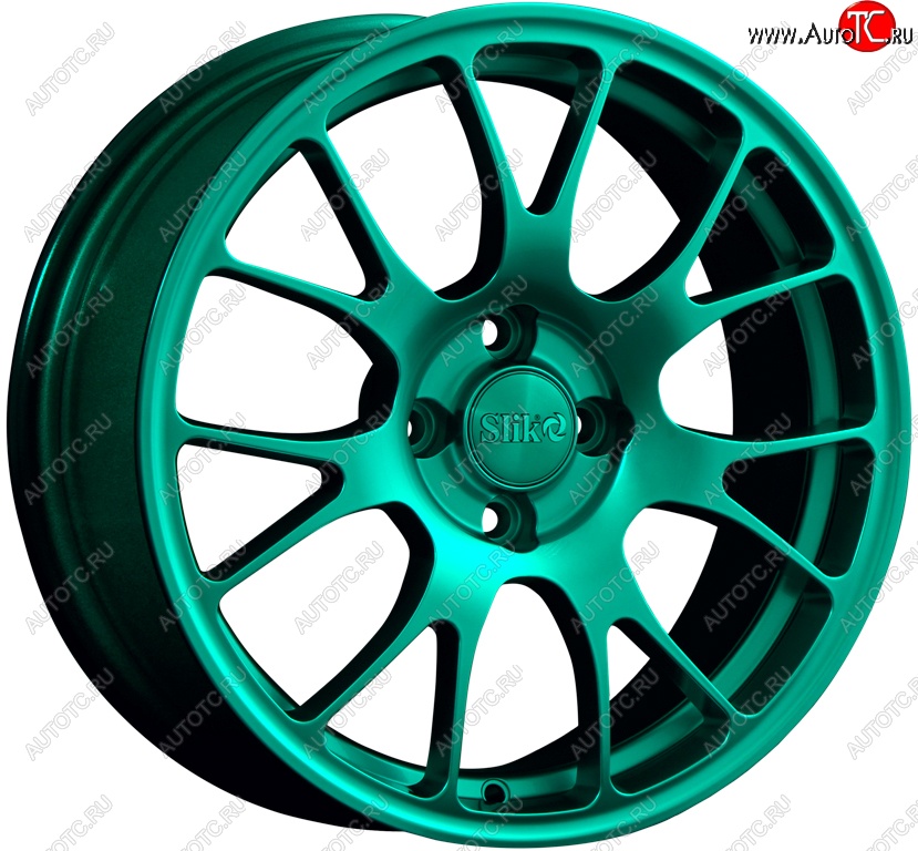18 999 р. Кованый диск Slik Classic L-215 6.5x16   (Candy изумрудно-зеленый (Candy Green))  с доставкой в г. Майкоп