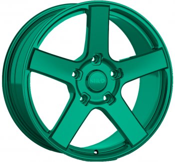 Кованый диск Slik PREMIUM L-607 9.0x20  (Candy изумрудно-зеленый (Candy Green))