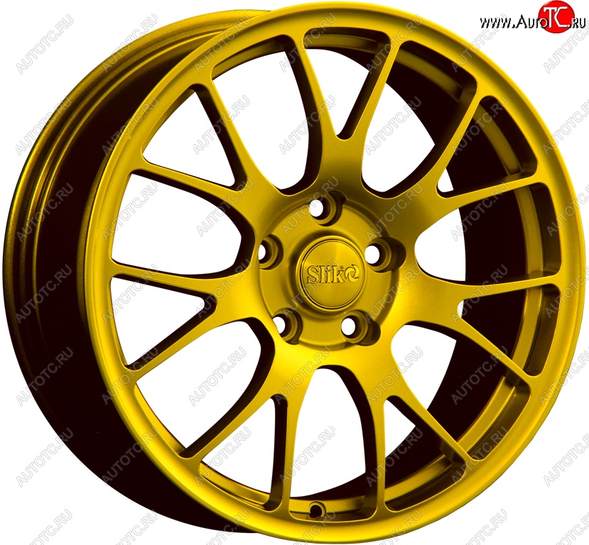 25 599 р. Кованый диск Slik Classic L-736 7.5x17   (Ярко желтый RAL1021 (YELLOW))  с доставкой в г. Майкоп
