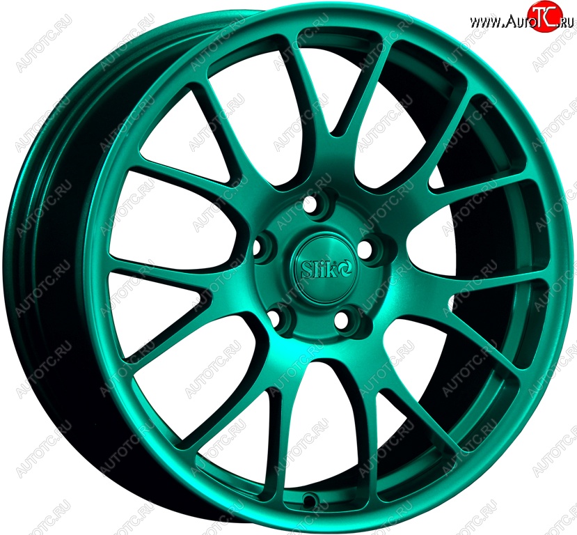 25 599 р. Кованый диск Slik Classic L-736 7.5x17   (Candy изумрудно-зеленый (Candy Green))  с доставкой в г. Майкоп