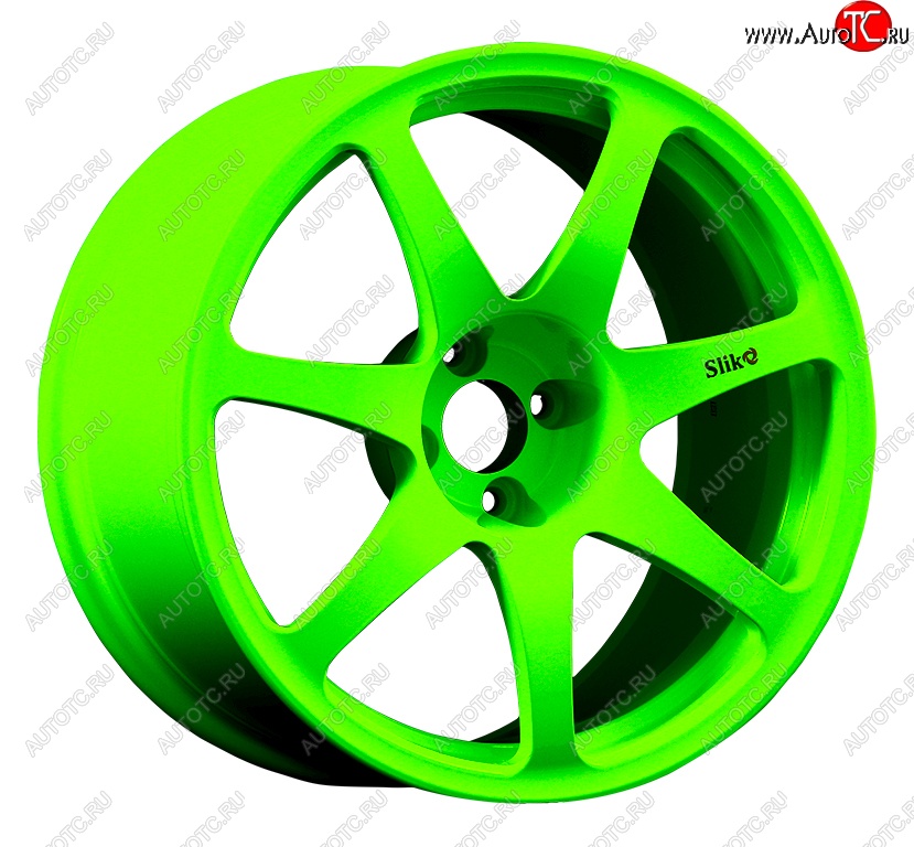 36 799 р. Кованый диск Slik Classic Sport L-751S 9.0x17   (RAL 6038 ярко-зеленый (6038))  с доставкой в г. Майкоп