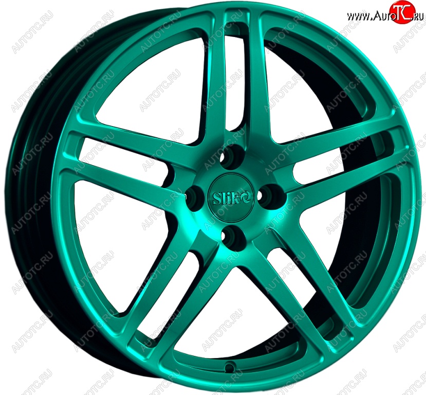 20 399 р. Кованый диск Slik Classic L-778 7.5x17   (Candy изумрудно-зеленый (Candy Green))  с доставкой в г. Майкоп