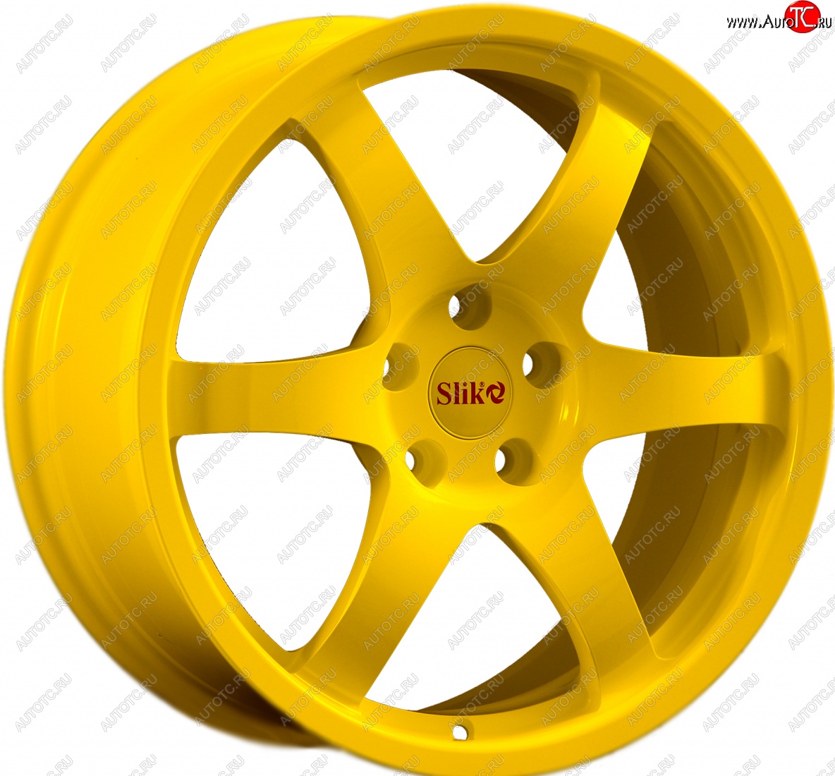 34 899 р. Кованый диск Slik Classic L-807 8.0x18   (Ярко желтый RAL1021 (YELLOW))  с доставкой в г. Майкоп