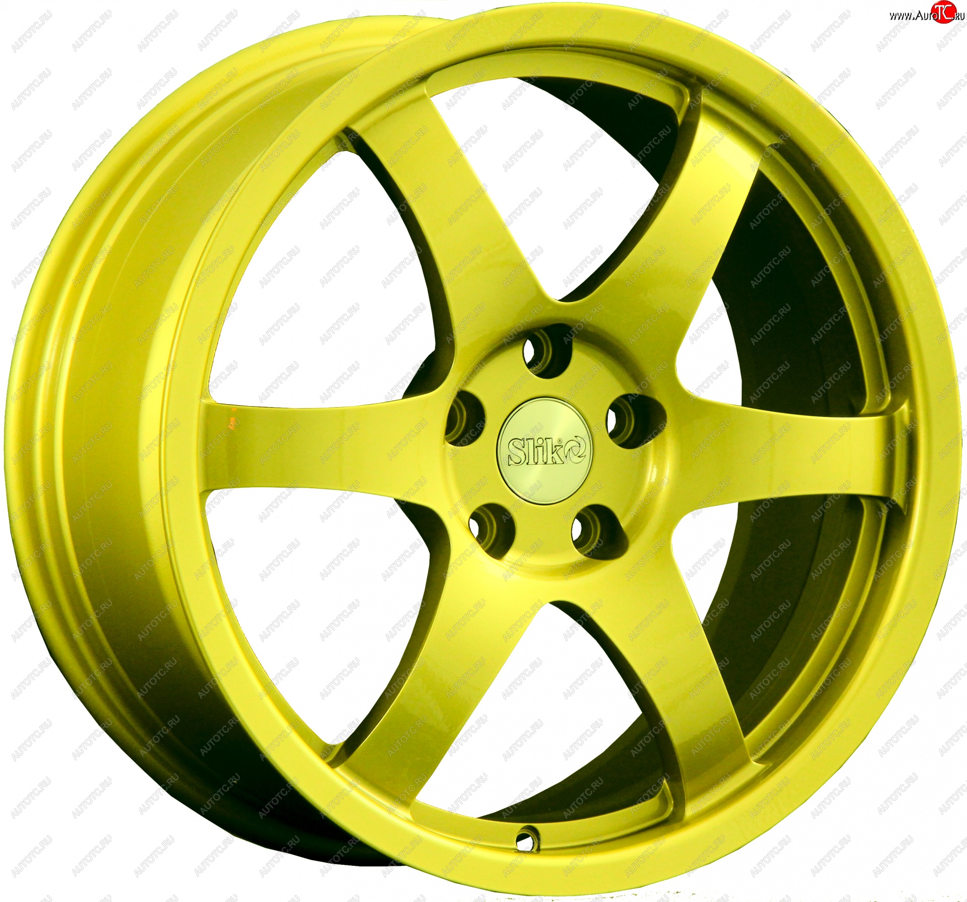 34 899 р. Кованый диск Slik Classic L-807 8.0x18   (Candy ярко-желтый (Candy YELLOW))  с доставкой в г. Майкоп