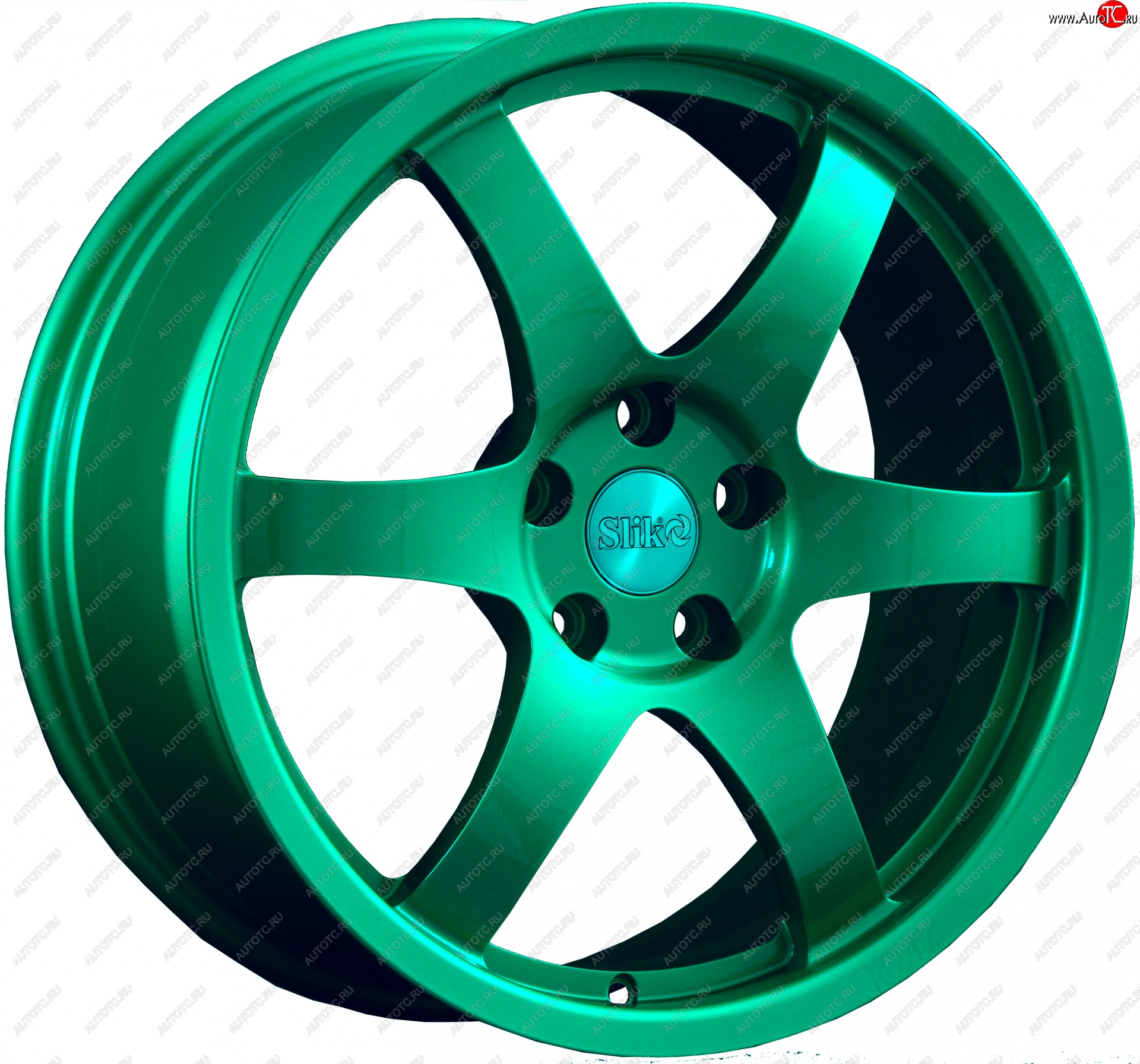 33 549 р. Кованый диск Slik Classic L-807 8.5x18   (Candy изумрудно-зеленый (Candy Green))  с доставкой в г. Майкоп