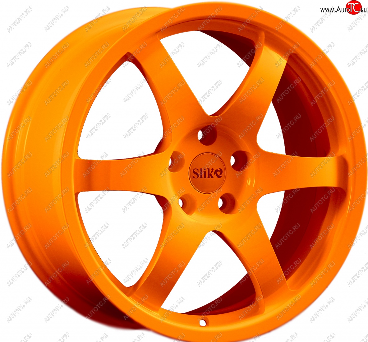33 549 р. Кованый диск Slik Classic L-807 8.5x18   (Ярко оранжевый (ORANGE))  с доставкой в г. Майкоп
