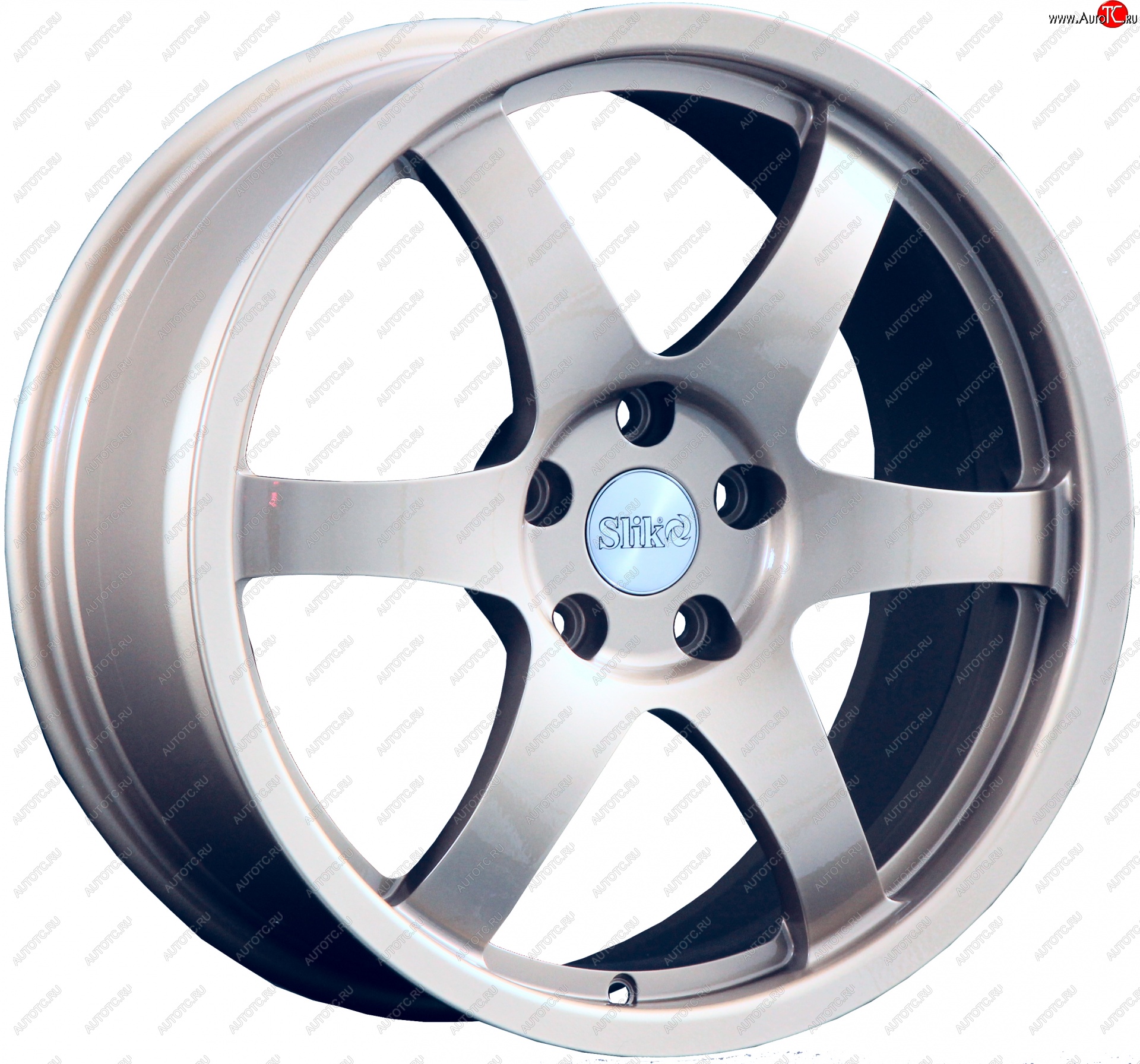 32 599 р. Кованый диск Slik Classic L-807 8.5x18   (Ярко блестящее серебро (HPB))  с доставкой в г. Майкоп