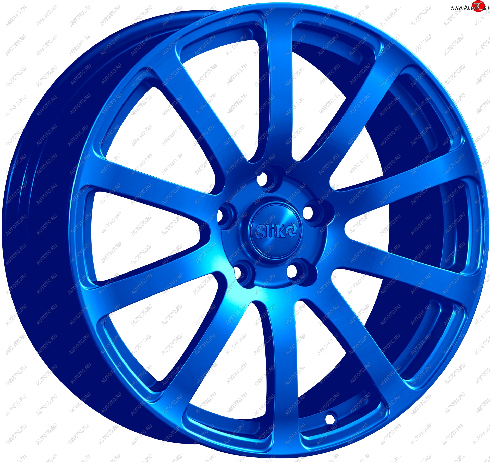 22 299 р. Кованый диск Slik PREMIUM L-812 8.5x18   (Candy синий (Candy BLUE))  с доставкой в г. Майкоп