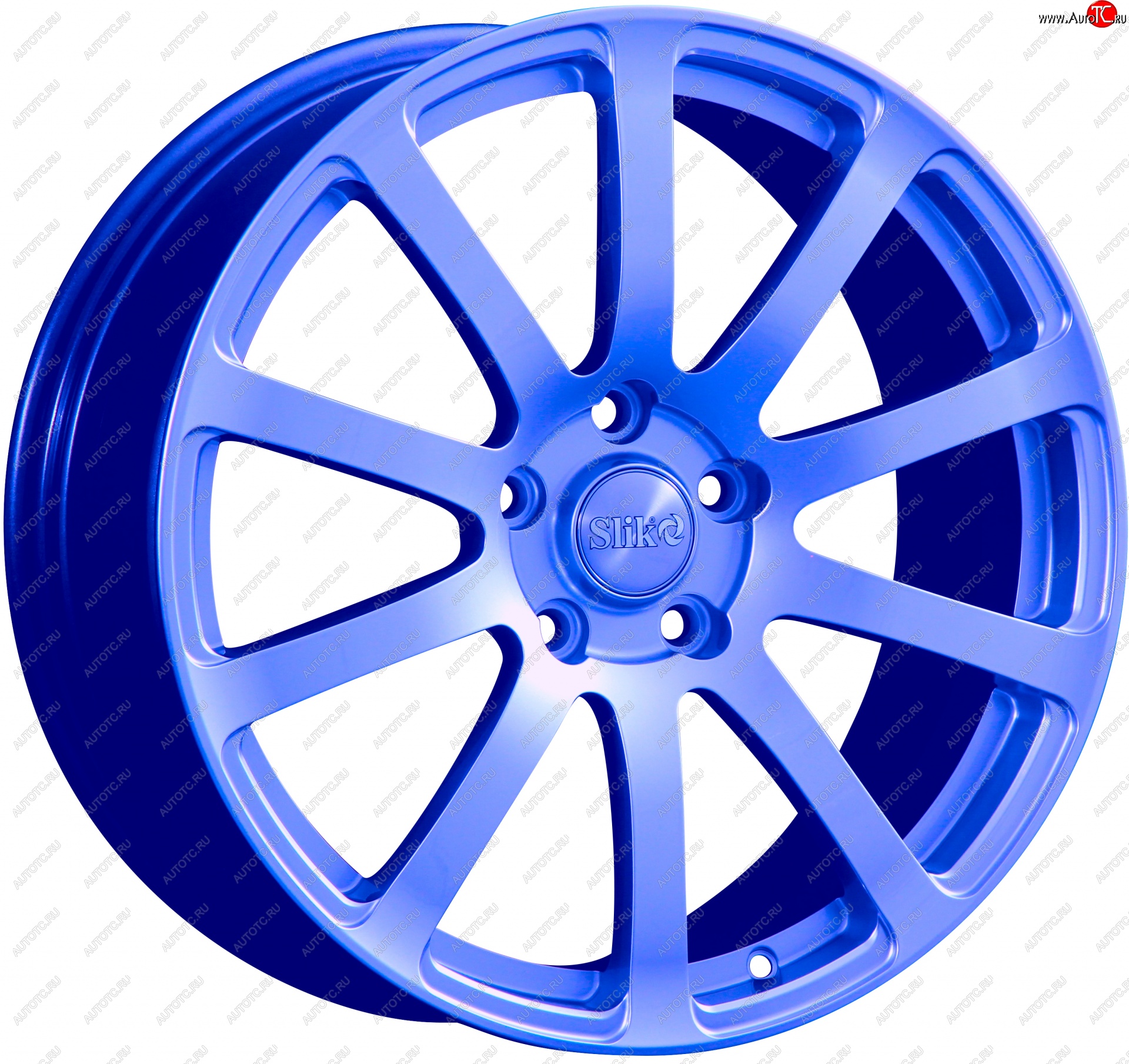 22 299 р. Кованый диск Slik PREMIUM L-812 8.5x18   (Синий (BLUE))  с доставкой в г. Майкоп