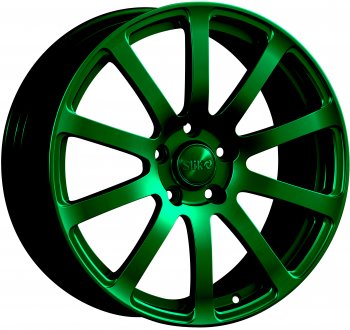Кованый диск Slik PREMIUM L-812 8.5x18  (Зеленый (GREEEN))