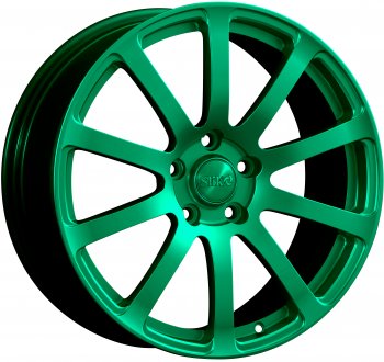 Кованый диск Slik PREMIUM L-812 8.5x18  (Candy изумрудно-зеленый (Candy Green))