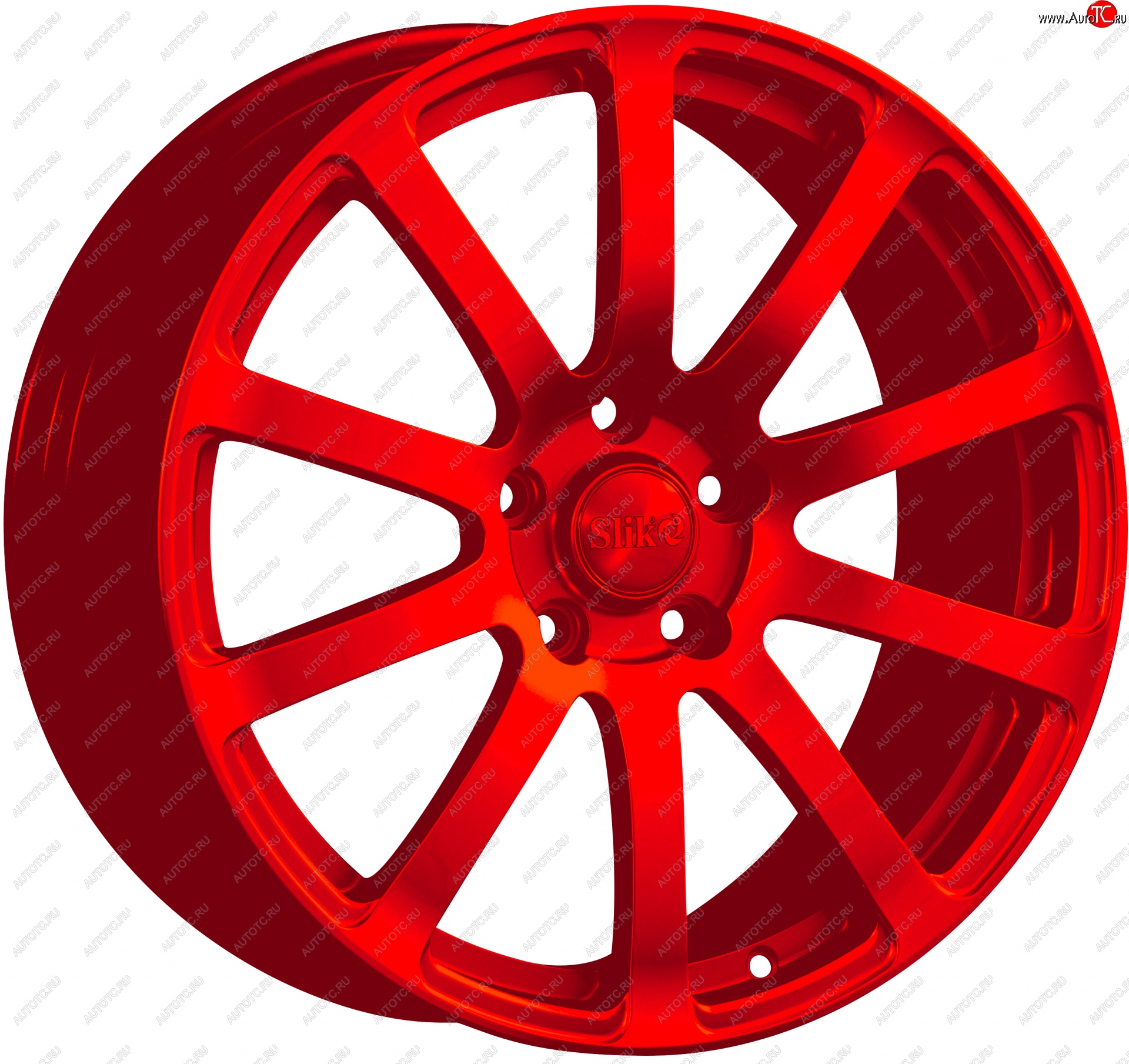 22 299 р. Кованый диск Slik PREMIUM L-812 8.5x18   (Красный (RED))  с доставкой в г. Майкоп