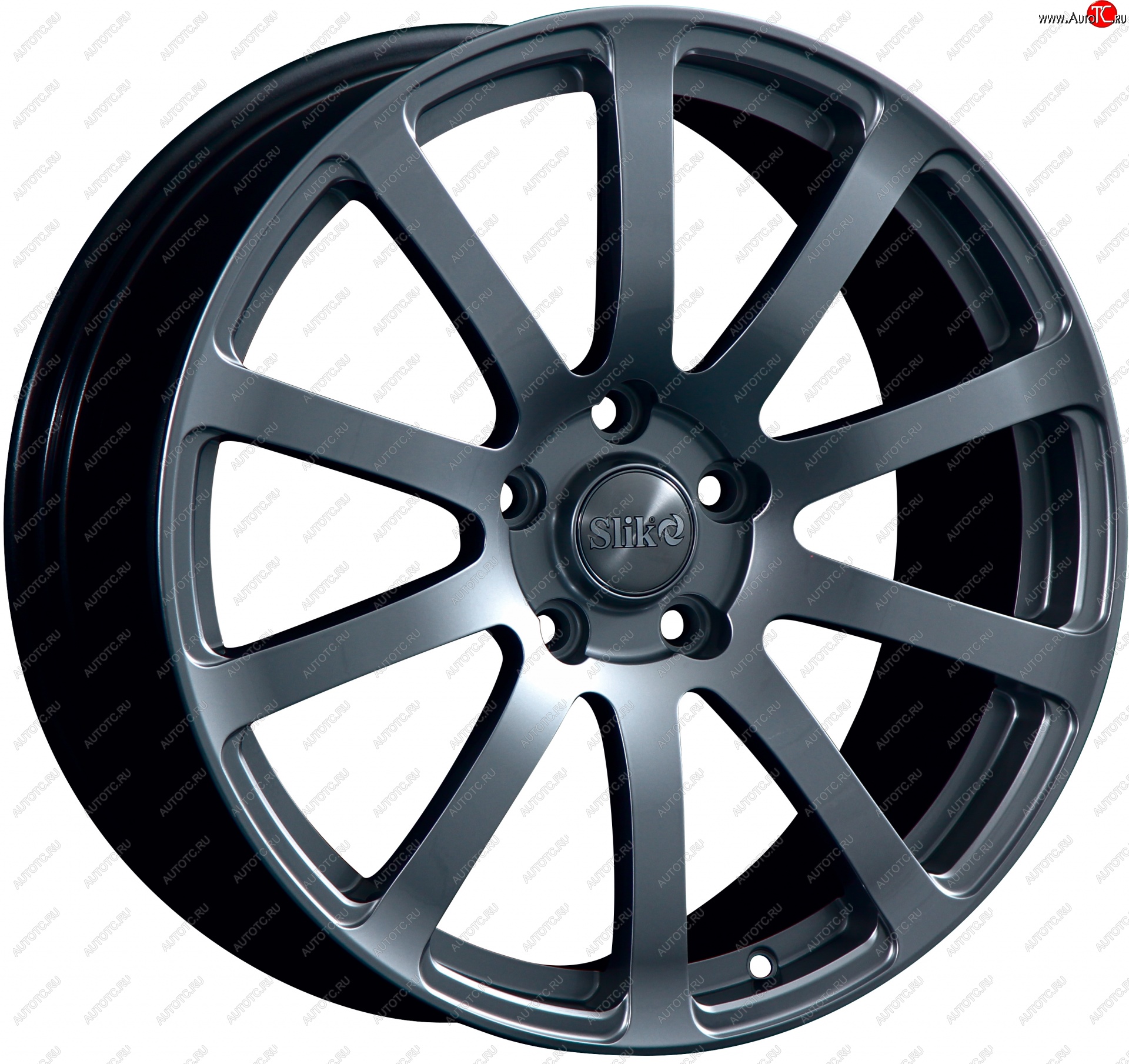 22 299 р. Кованый диск Slik PREMIUM L-812 8.5x18   (Темный хром (DC))  с доставкой в г. Майкоп