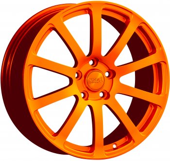 Кованый диск Slik PREMIUM L-812 8.5x18  (Ярко оранжевый (ORANGE))