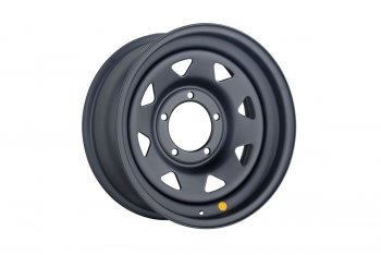 Штампованый диск OFF-ROAD Wheels (стальной усиленный, треугольник мелкий - черный матовый). 7.0 x 16 Suzuki Grand Vitara XL7  дорестайлинг (2000-2003) 5x139.7xDIA110.0xET0.0
