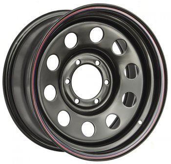 Штампованый диск OFF-ROAD Wheels (стальной усиленный, круг - черный). 7.0 x 16 Ford Ranger рестайлинг (2009-2011) 6x139.7xDIA110.0xET30.0