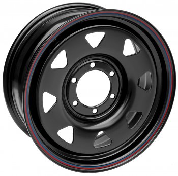 Штампованый диск OFF-ROAD Wheels (стальной усиленный, треугольник мелкий - черный). 7.0 x 17 Ford Ranger рестайлинг (2009-2011) 6x139.7xDIA110.0xET30.0