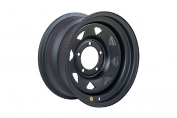 Штампованый диск OFF-ROAD Wheels (стальной усиленный, треугольник мелкий - черный матовый). 8.0 x 16 Suzuki Grand Vitara XL7  дорестайлинг (2000-2003) 5x139.7xDIA110.0xET0.0