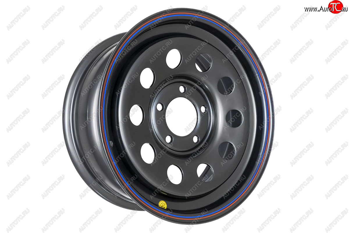 6 279 р. Штампованый диск OFF-ROAD Wheels (усиленный, круг) 7.0x16 BMW 3 серия E36 седан (1990-2000) 5x120.0xDIA72.6xET35.0 (Цвет: черный)