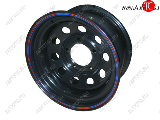6 249 р. Штампованый диск OFF-ROAD Wheels (усиленный, круг) 7.0x16 Suzuki Jimny JB23/JB43 2-ой рестайлинг (2012-2018) 5x139.7xDIA105.0xET25.0 (Цвет: черный)