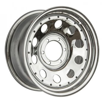 Штампованый диск OFF-ROAD Wheels (стальной усиленный, круг - хромированый). 8.0 x 16 Ford Ranger рестайлинг (2009-2011) 6x139.7xDIA110.0xET30.0