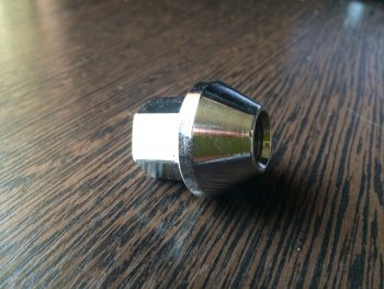 99 р. Гайка под гаечный ключ (пос.место: конус) диска колеса Гайка M12 1.5 конус 30 мм M12 1.5    с доставкой в г. Майкоп. Увеличить фотографию 2