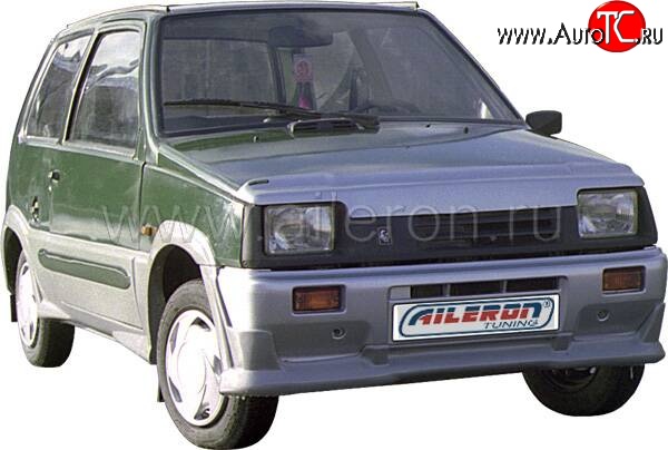 289 р. Дефлектор капота Aileron  Лада Ока 1111 (1988-2008) (Неокрашенный)  с доставкой в г. Майкоп