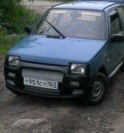4 389 р. Передний бампер Я-робот V1  Лада Ока 1111 (1988-2008) (Неокрашенный)  с доставкой в г. Майкоп. Увеличить фотографию 15