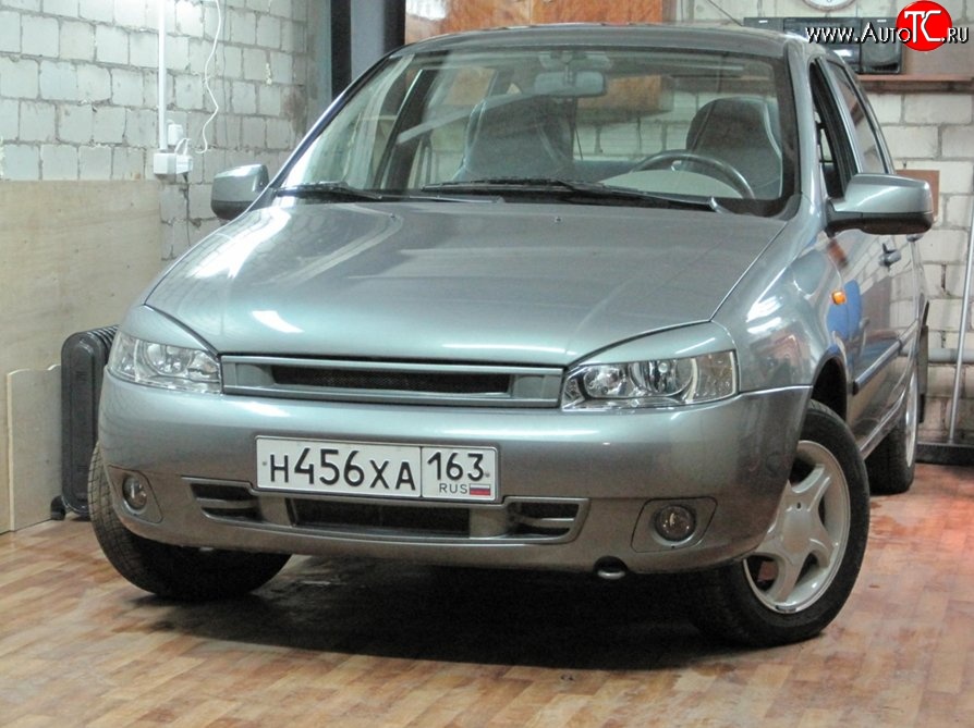 789 р. Решётка радиатора Sport Лада Калина 1118 седан (2004-2013) (Неокрашенная)  с доставкой в г. Майкоп