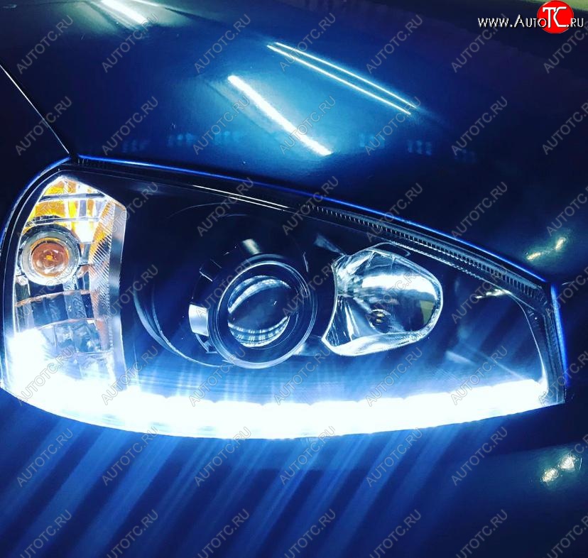 14 249 р. Комплект передней оптики CentreTuning (ДХО, линза)  Лада Калина ( 1118,  1117,  1119) - Калина Спорт  1119  с доставкой в г. Майкоп