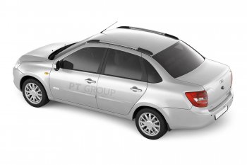 6 329 р. Рейлинги Petroil Tuning Комфорт Лада Гранта 2190 седан  дорестайлинг (2011-2017) (Серебристый муар)  с доставкой в г. Майкоп. Увеличить фотографию 4