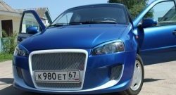 9 399 р. Передний бампер Я-робот Лада Калина 1117 универсал (2004-2013) (Неокрашенный, сетка в воздухозаборниках)  с доставкой в г. Майкоп. Увеличить фотографию 14